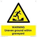 warning-uneven-ground-within-graveyard~